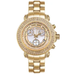 Women's Diamond JoJo Watch 1.25ct Yellow Gold White MOP