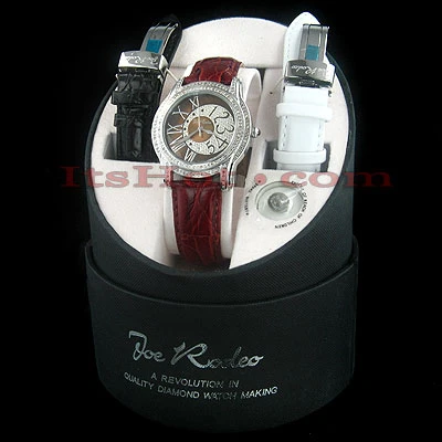 Women's Joe Rodeo Diamond Watch 1.35ct Chocolate Beverly - Image 5