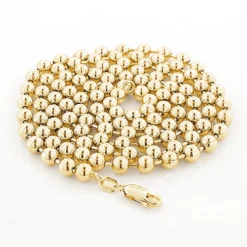 14K Yellow Gold Ball Chain 5mm, 22-40in