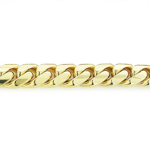 Men's Solid 14K Yellow Gold Miami Cuban Link Colossal Chain 14.5mm 22-40in - Image 2