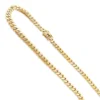 Men's Luxurman Solid 14K Yellow Gold Miami Cuban Link Chain 5mm 22-40in